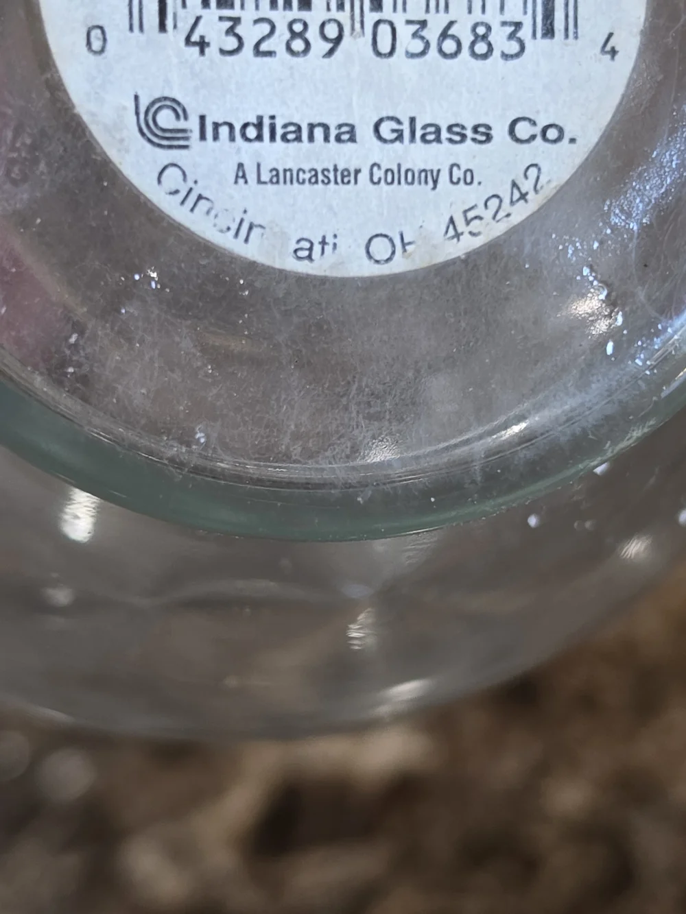 Vintage Indiana Glass Clear Ruffled Bowl Vases - Set of 3